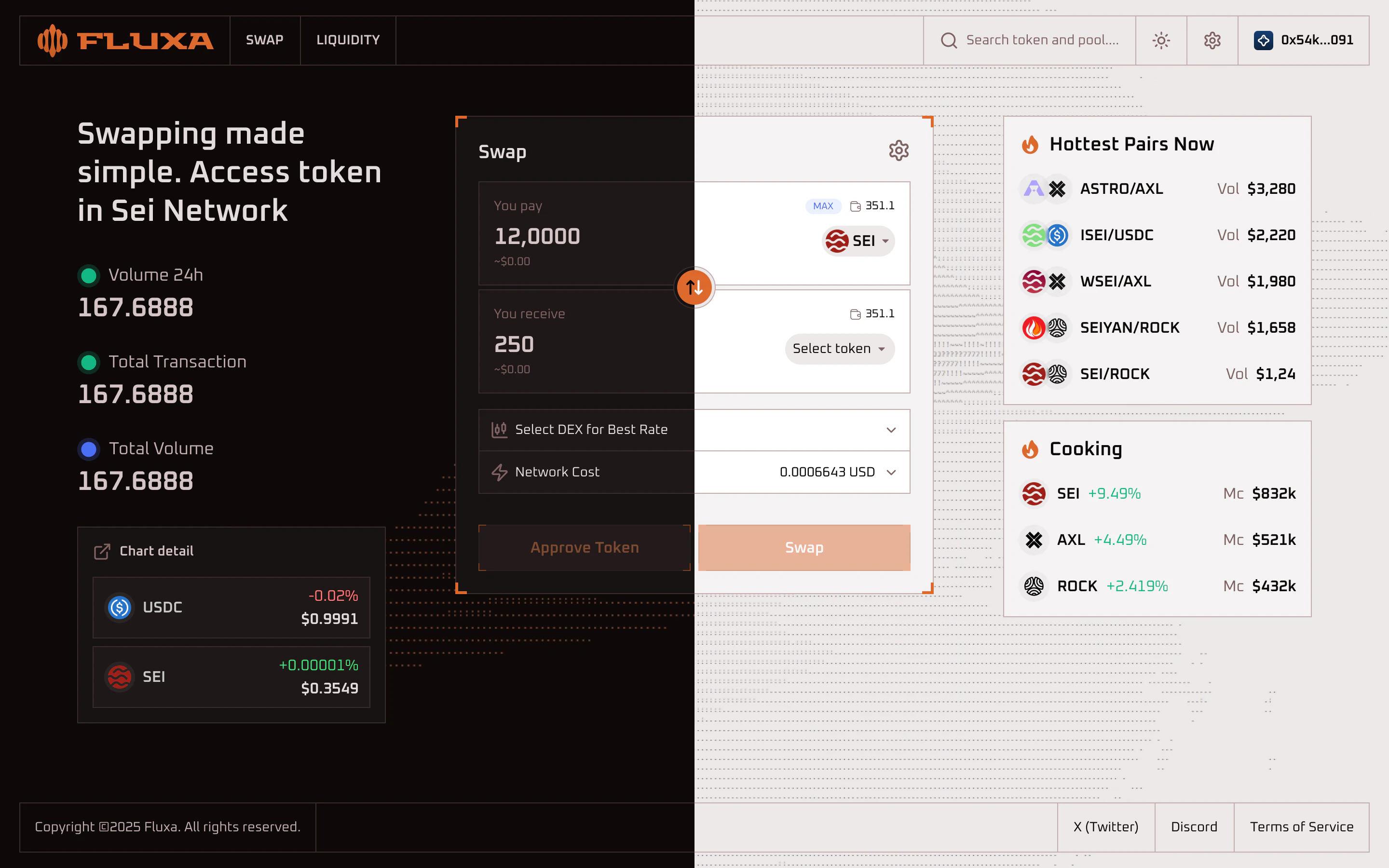 Fluxa interface