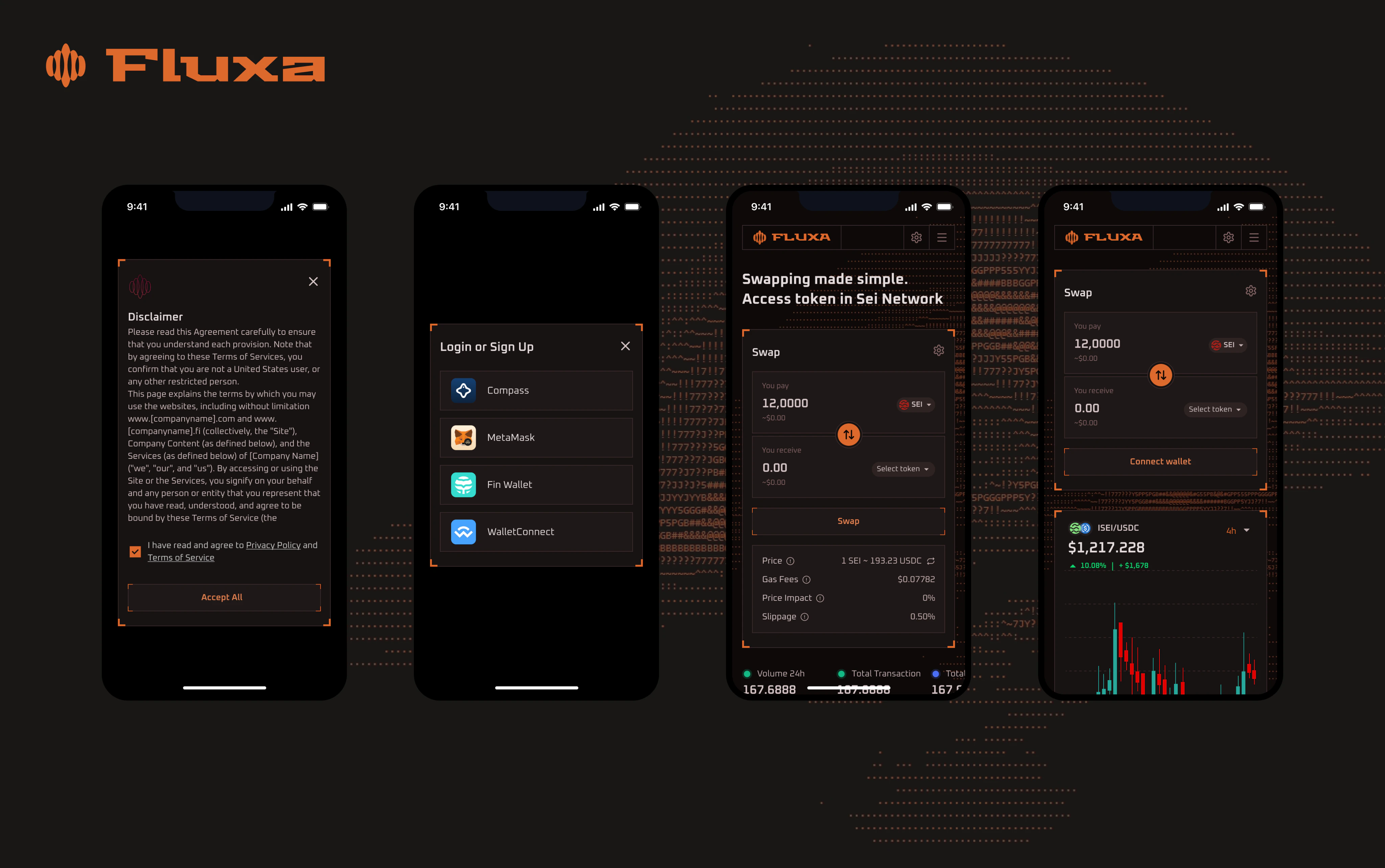 Fluxa interface detail