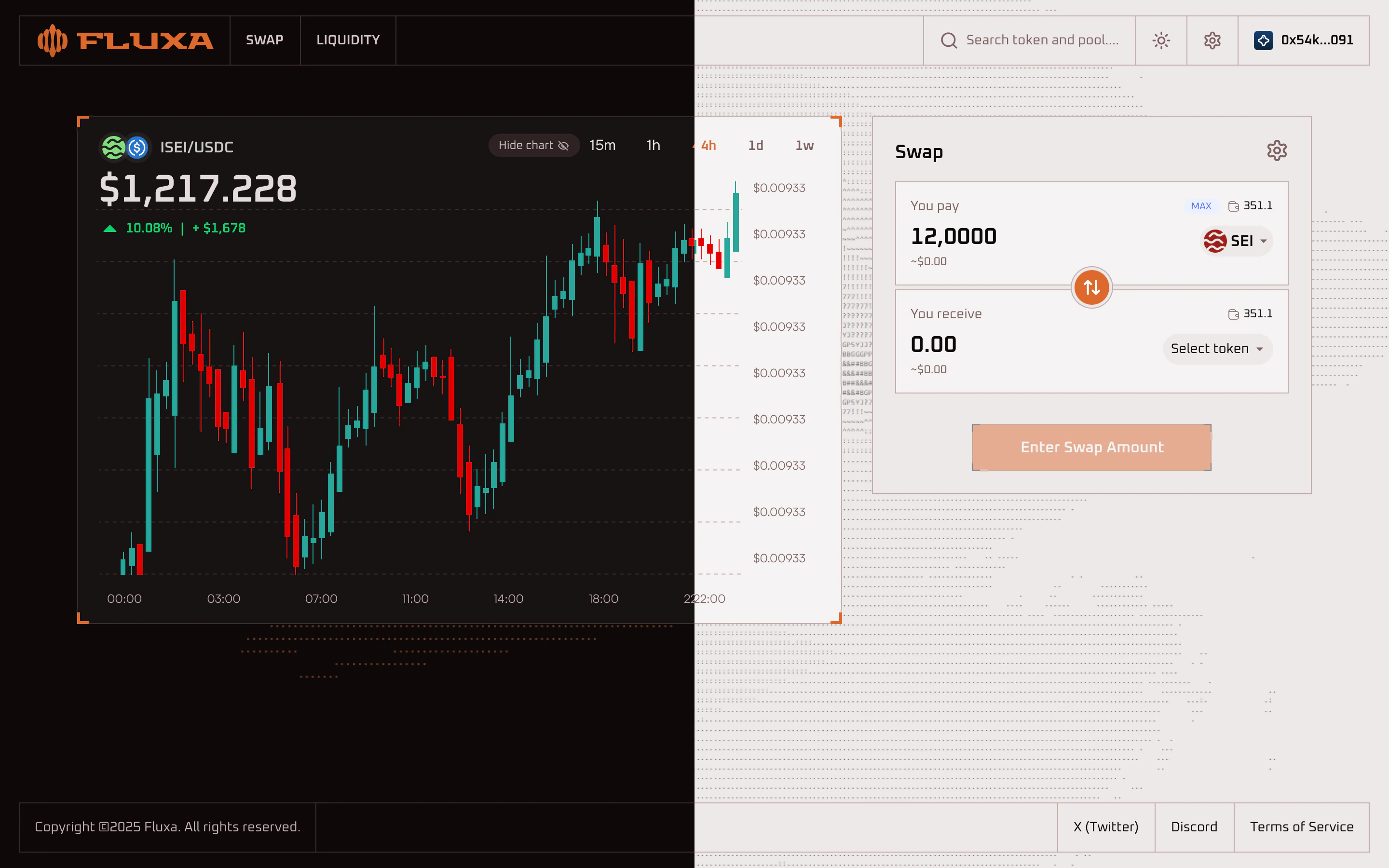 Fluxa mobile interface