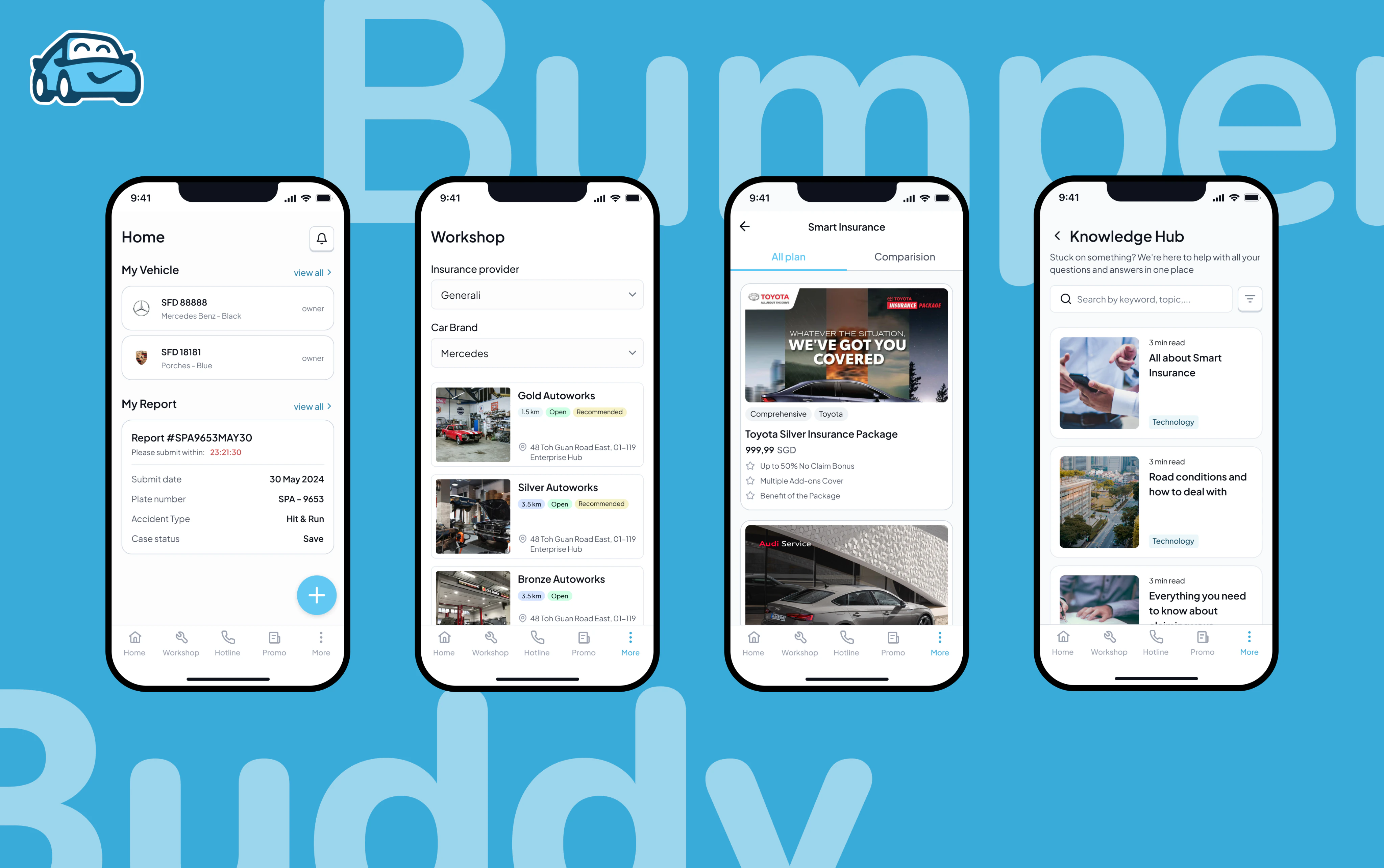 Bumper Buddy mobile screens